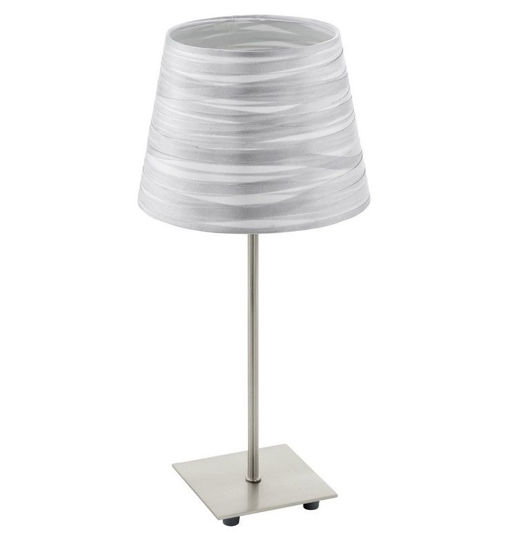 Lampa stolní FONSEA pr.190mm/1xE14/60W matný chrom - EGLO